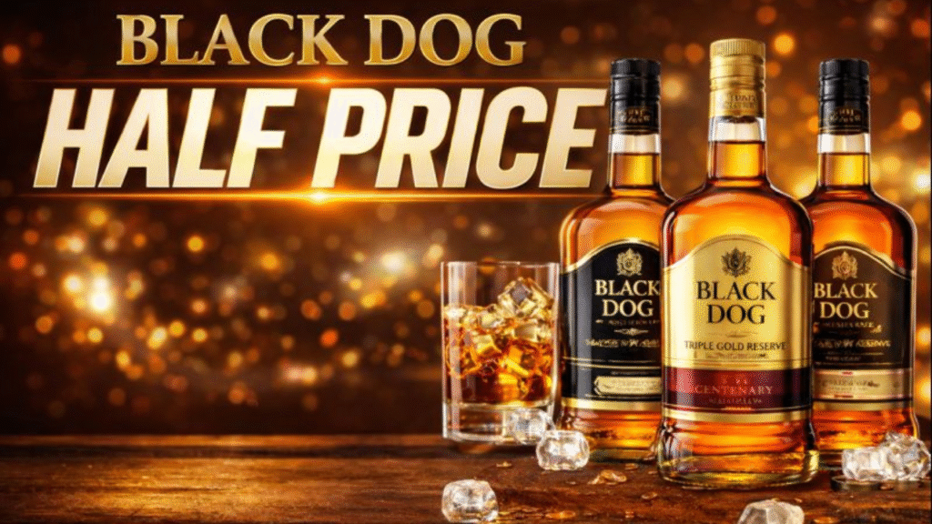 Black Dog Half Price
